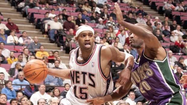 New Jersey Nets forward Vince Carter 